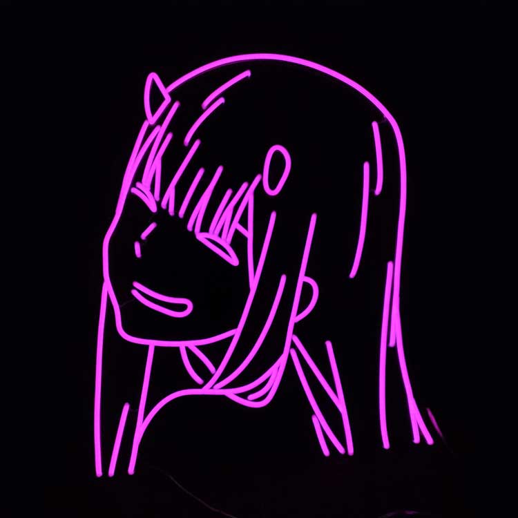 anime neon sign